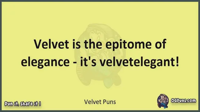 Video thumbnail for Velvet - Jokes, Puns, Wordplays, and Laughter