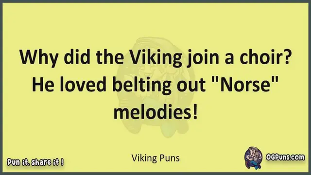 Video thumbnail for Viking - Jokes, Puns, Wordplays, and Laughter