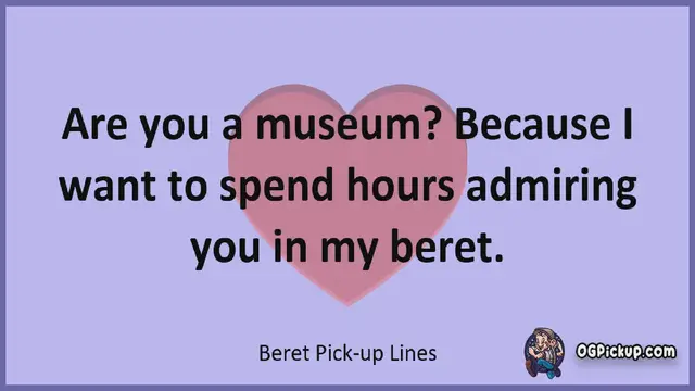 Video thumbnail for Beret - Pickup-Lines & Rizz for Him & for Her