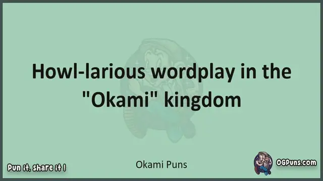 Video thumbnail for Okami - Jokes, Puns, Wordplays, and Laughter