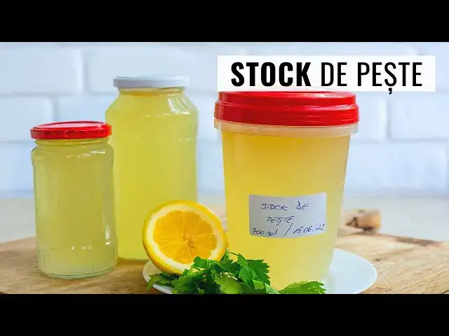 Video thumbnail for Stock de pește cu legume. Rețeta de supă concentrată de pește.