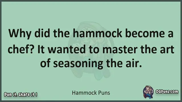 Video thumbnail for Hammock - Jokes, Puns, Wordplays, and Laughter