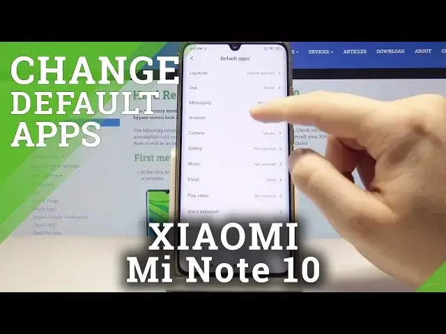 'Video thumbnail for How to Change Default Apps in XIAOMI Mi Note 10 – Select Default Opening'