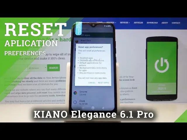 Video thumbnail for How to Reset App Preferences in KIANO Elegance 6.1 Pro – Erase App Settings