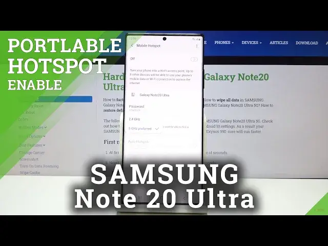 Video thumbnail for How to Enable Portable Hotspot in SAMSUNG Galaxy Note 20 Ultra – Share Internet