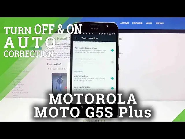 'Video thumbnail for How to Activate Auto Correction Function in Motorola Moto G5S Plus – Enable Predictive Text'