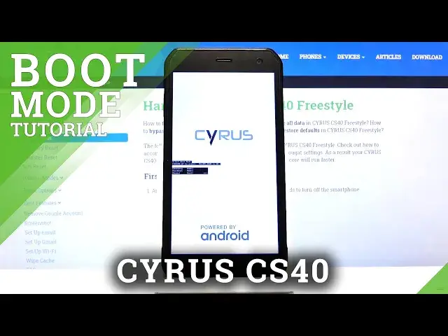 Video thumbnail for How to Enter Boot Mode in CYRUS CS40 – Bootloader Menu