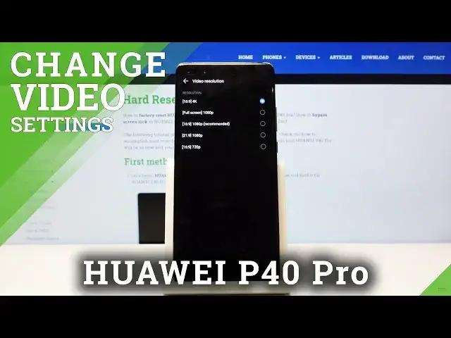 'Video thumbnail for How to Change Video Resolution in HUAWEI P40 Pro – Select Video Quality'