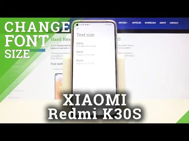 'Video thumbnail for XIAOMI Redmi K30S – Manage Font Settings & Change Text Size'