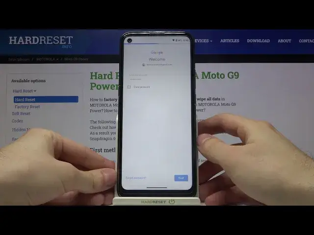 Video thumbnail for How to Add Google Account to MOTOROLA Moto G9 Power – Add Google User