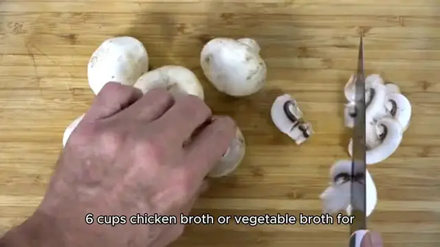 Video thumbnail for Mushroom risotto recipe
