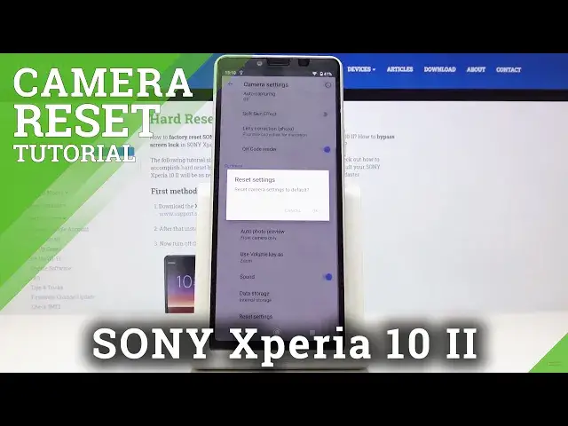 'Video thumbnail for How to Reset Camera in SONY Xperia 10 II - Repair Camera Settings'