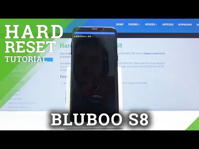 'Video thumbnail for How to Hard Reset BLUBOO S8 – Wipe Data / Remova Password'