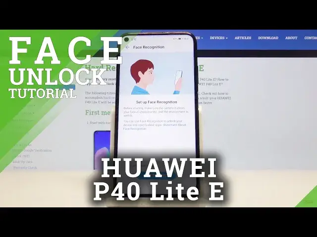 'Video thumbnail for How to Set Face Recognition in HUAWEI P40 Lite E – Face Unlock Method'