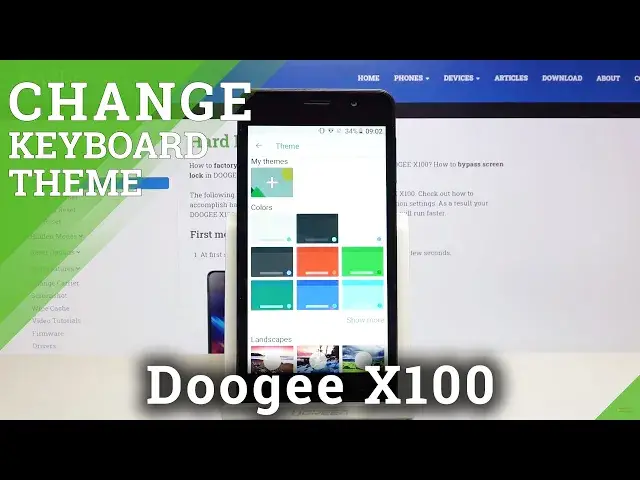 'Video thumbnail for How to Change Keyboard Theme in Doogee X100 – Keyboard Theme Settings'