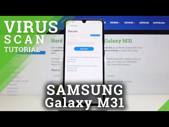 'Video thumbnail for How to Virus Scan in SAMSUNG Galaxy M31 – System Scan'