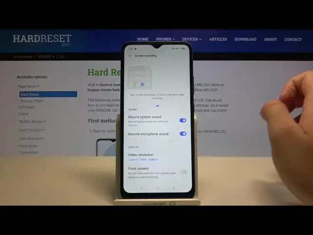 'Video thumbnail for How to Change Screen Recorder Sound Source in REALME C21 – Pick Sound Source'