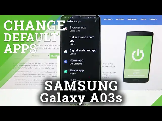 'Video thumbnail for How to Change Default Apps on SAMSUNG Galaxy A03S – Set Up Default Apps'