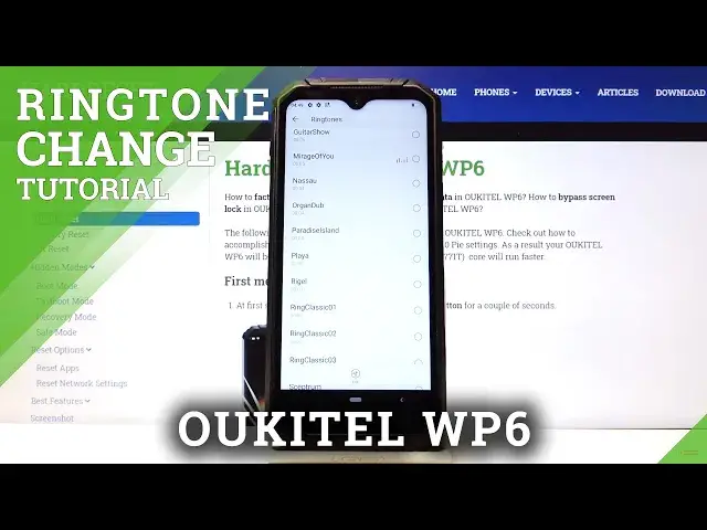 'Video thumbnail for How to Change Ringtone in OUKITEL WP6 – Find Ringtone List'