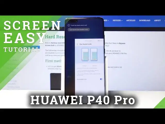 'Video thumbnail for How to activate One Handed Mode in Huawei P40 Pro – Switch On Mini-Screen'