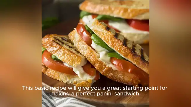 Video thumbnail for panini recipe