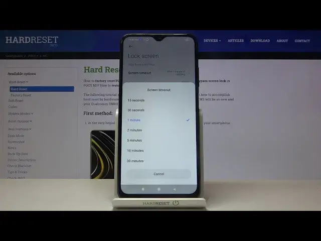 'Video thumbnail for How to Change Screen Timeout in POCO M3 – Display Settings'