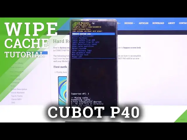 Video thumbnail for How to Wipe Cache Partition in CUBOT P40 – Remove Cache Files