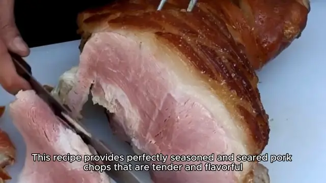 'Video thumbnail for Juicy pork chops '