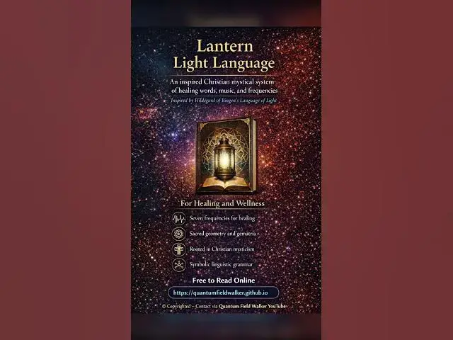 Video thumbnail for Lantern Light Language Book (Free eBook)