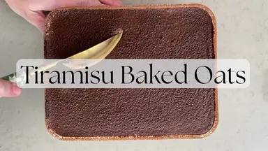 'Video thumbnail for Tiramisu Baked Oats'