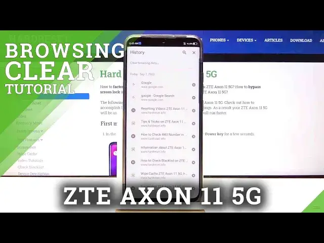 Video thumbnail for How to Clear Browser Data on ZTE Axon 11 5G – Browser History