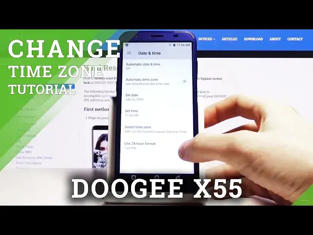 Video thumbnail for How to Change Data & Time in DOOGEE X55 – Time Settings