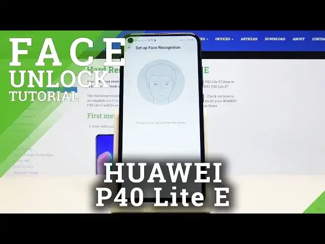 'Video thumbnail for How to Set Face Recognition in HUAWEI P40 Lite E – Set Face Lock Screen'