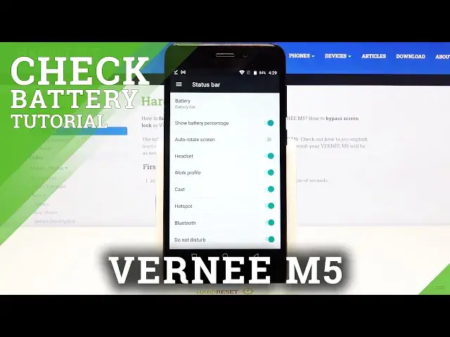 'Video thumbnail for How to See Battery Percentage on VERNEE M5 – Battery Levels Showing'