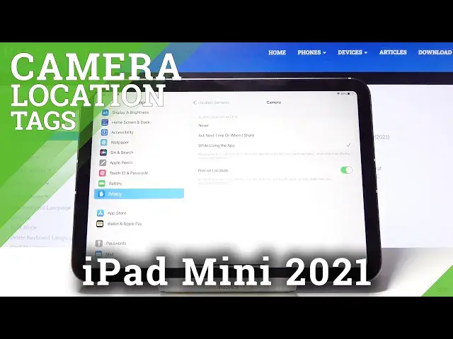 Video thumbnail for How to Turn On/Off Camera Location Tags on iPad mini 2021 – Set Geolocation