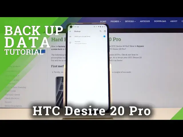'Video thumbnail for How to Use Google Backup on HTC Desire 20 Pro - Enable Google Backup'