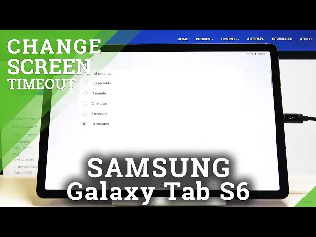 'Video thumbnail for How to Change Screen Timeout in SAMSUNG Galaxy Tab S6 – Blackout Time'