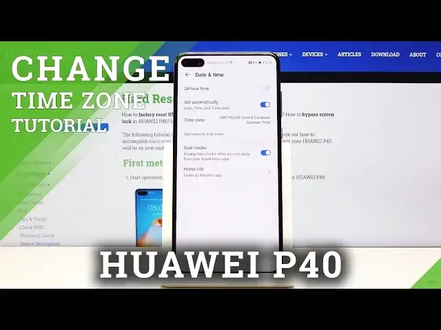 'Video thumbnail for How to Change Date & Time in HUAWEI P40 – Change Time Zone'