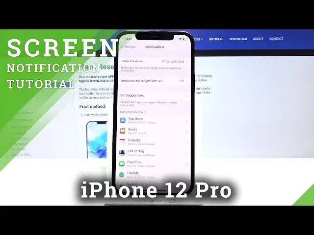 Video thumbnail for How to Preview Notifications on iPhone 12 Pro – Screen Lock Notifications