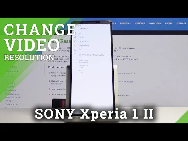Video thumbnail for How to Change Video Quality in SONY Xperia 1 II - Video Resolution