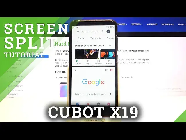 'Video thumbnail for Multitasking CUBOT X19 – Split Screen Feature'