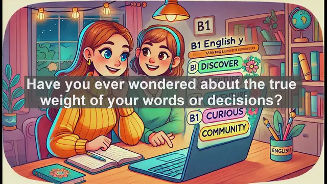 Video thumbnail for 2500 Must Know CEFR B1 Vocabulary - Understanding 'Weigh': From Physical Measurement to Mental Consideration