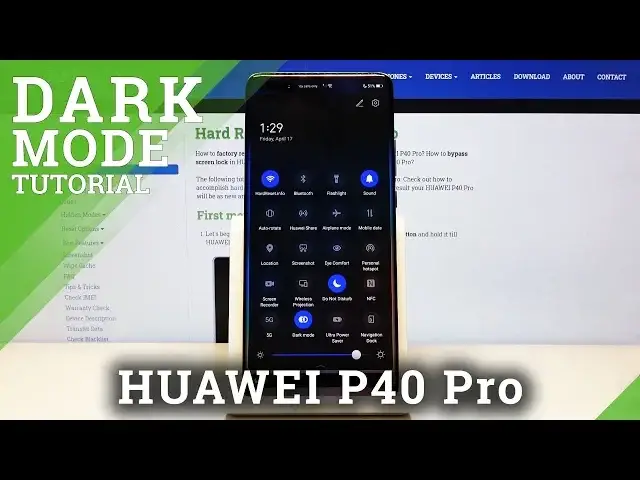 'Video thumbnail for Dark Mode in HUAWEI P40 Pro – Invert Menu Colors / How to Turn On Dark Mode'