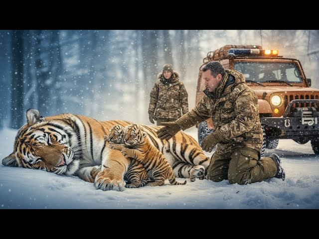 Video thumbnail for This Mother Tiger Froze Protecting Her Cubs — A Powerful Wildlife Rescue Story