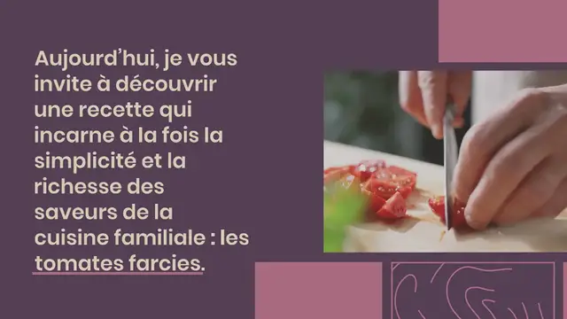 Video thumbnail for Tomates farcies