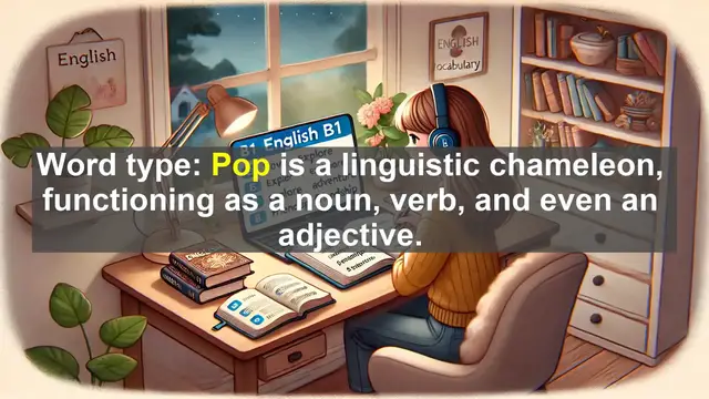 Video thumbnail for 2500 Must Know CEFR B1 Vocabulary - Mastering the Word 'Pop': A B1 English Language Lesson