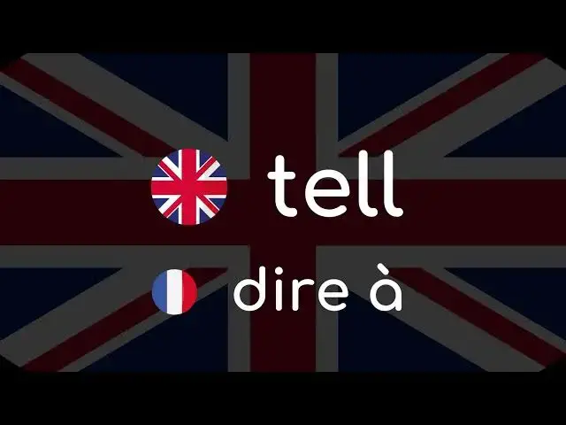 Video thumbnail for Comment prononcer « tell » en anglais