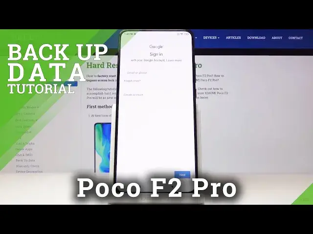 'Video thumbnail for How to Backup Data in XIAOMI Poco F2 Pro – Google Backup'