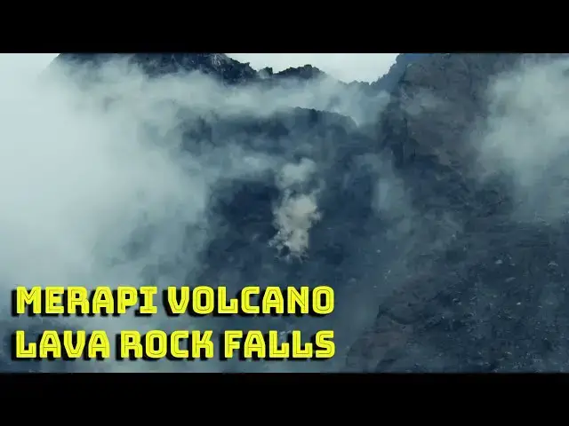 'Video thumbnail for Merapi Volcano Lava Rock Falls'