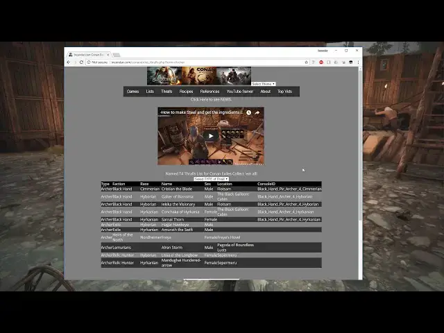 Video thumbnail for Incendar.com Redesign Update Black Desert Online Conan Exiles and Bless Online